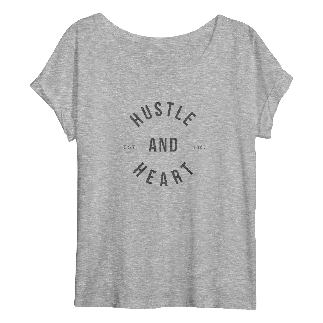 HUSTLE & HEART Flowy Women's T-Shirt