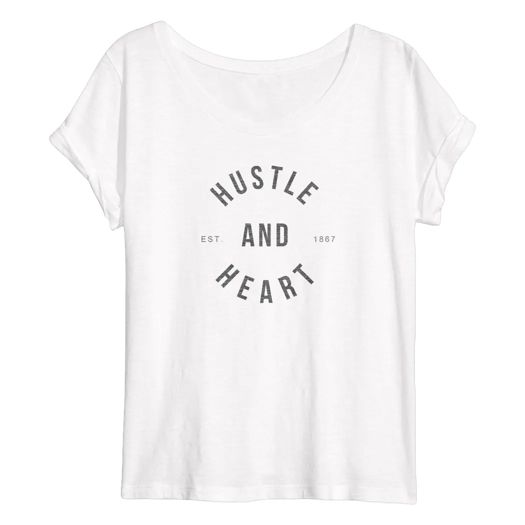 HUSTLE & HEART Flowy Women's T-Shirt