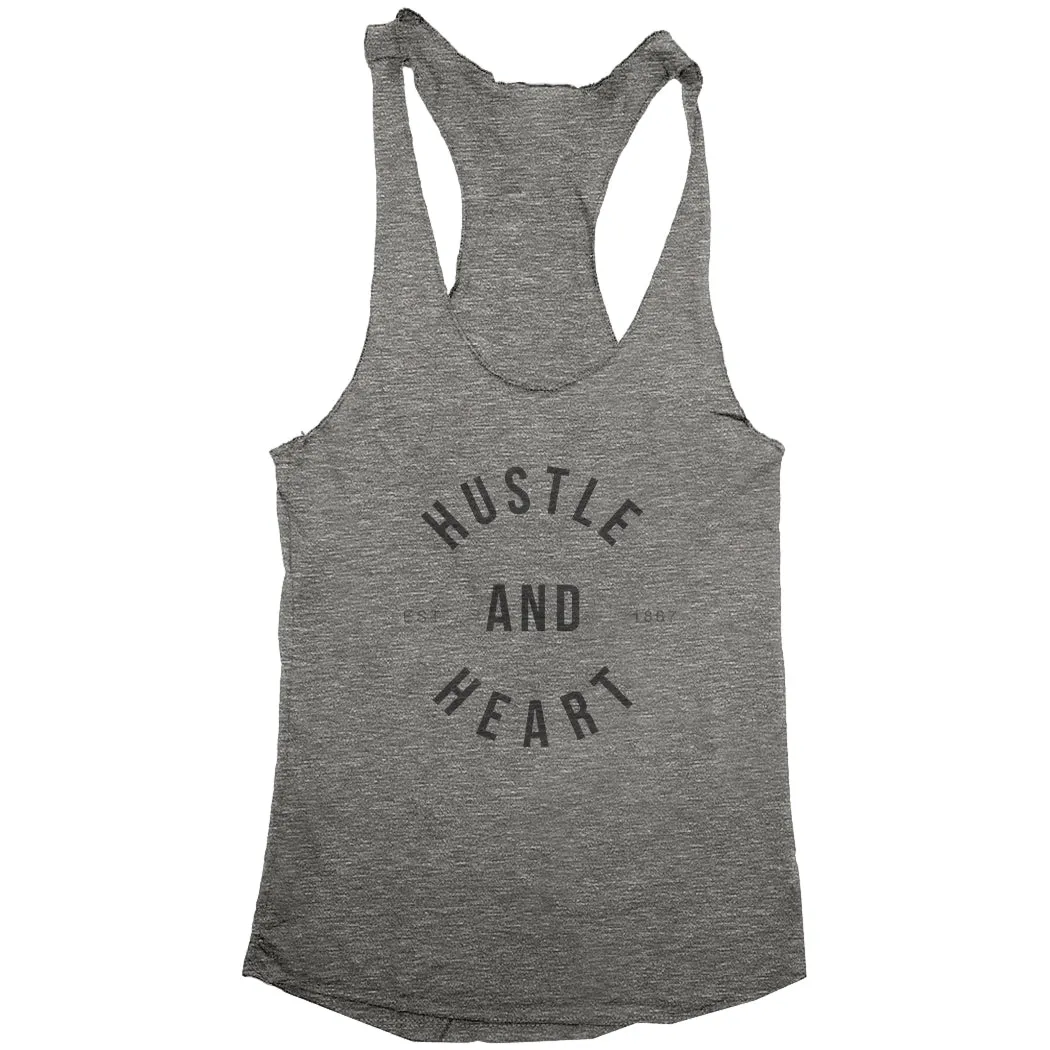 HUSTLE & HEART Women's Racerback