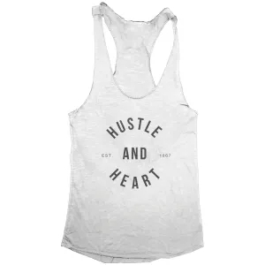HUSTLE & HEART Women's Racerback