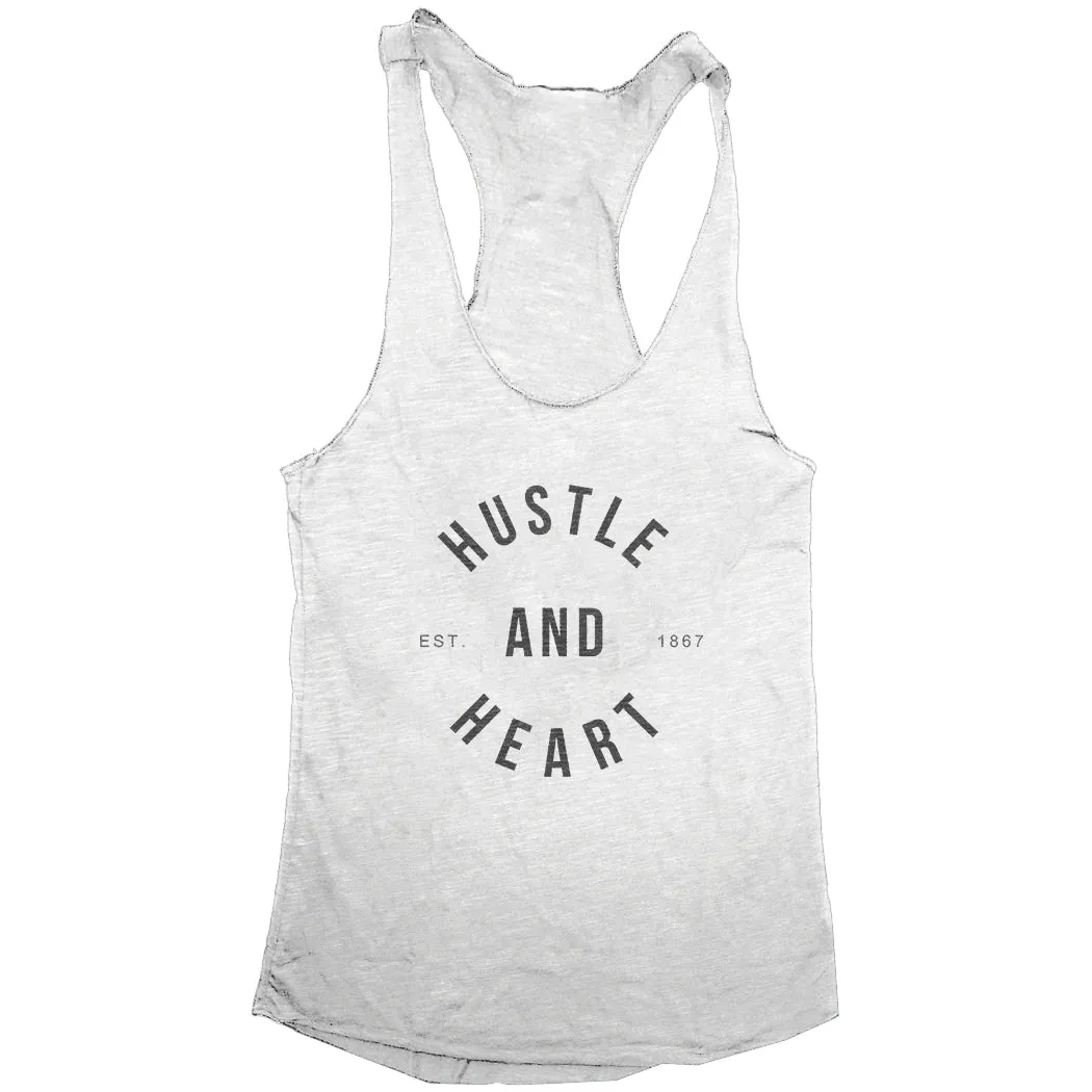 HUSTLE & HEART Women's Racerback