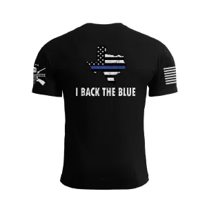 I BACK THE BLUE GRAPHIC TEE