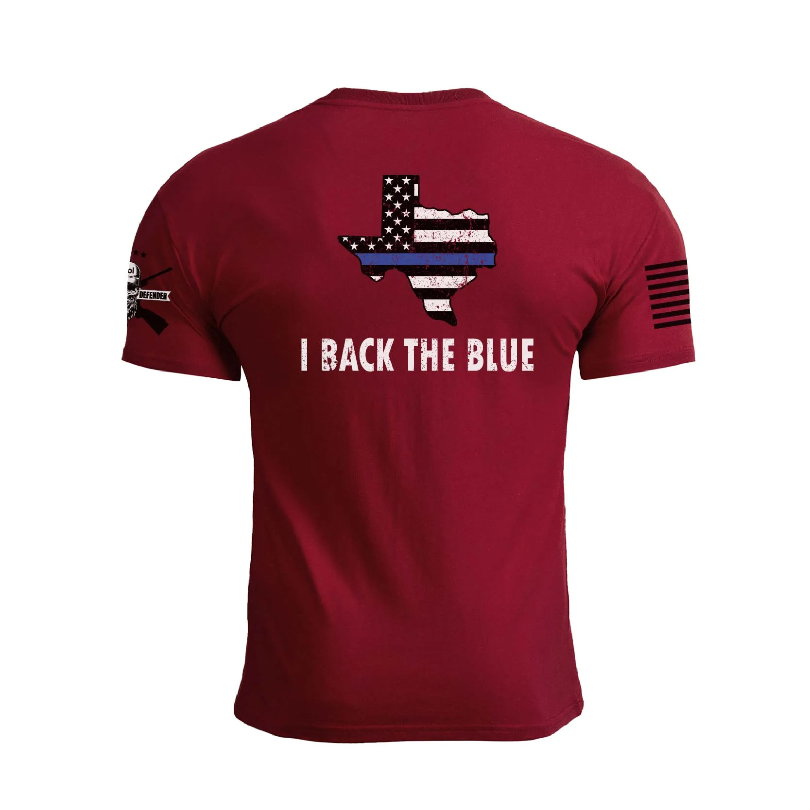 I BACK THE BLUE GRAPHIC TEE