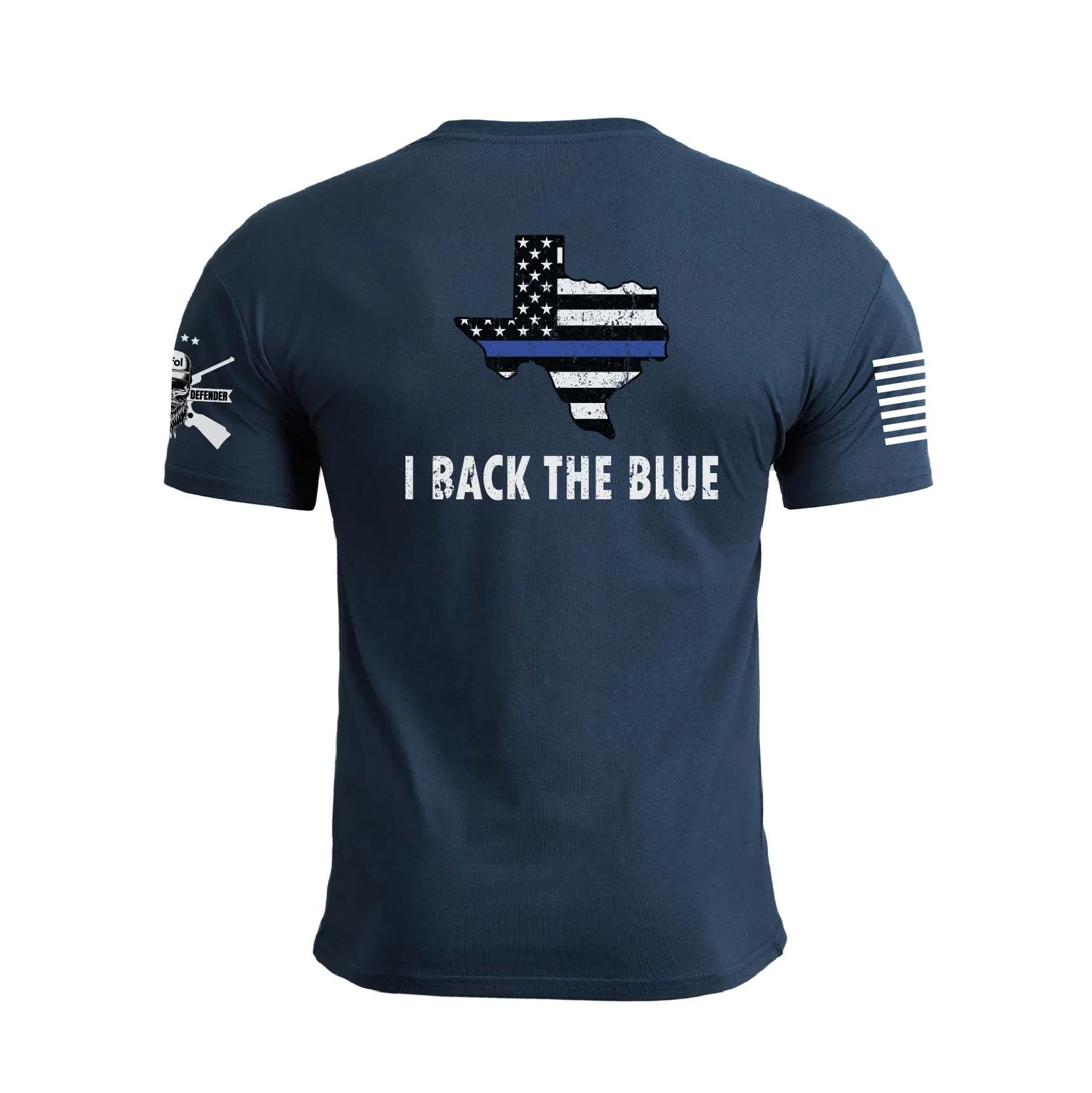I BACK THE BLUE GRAPHIC TEE
