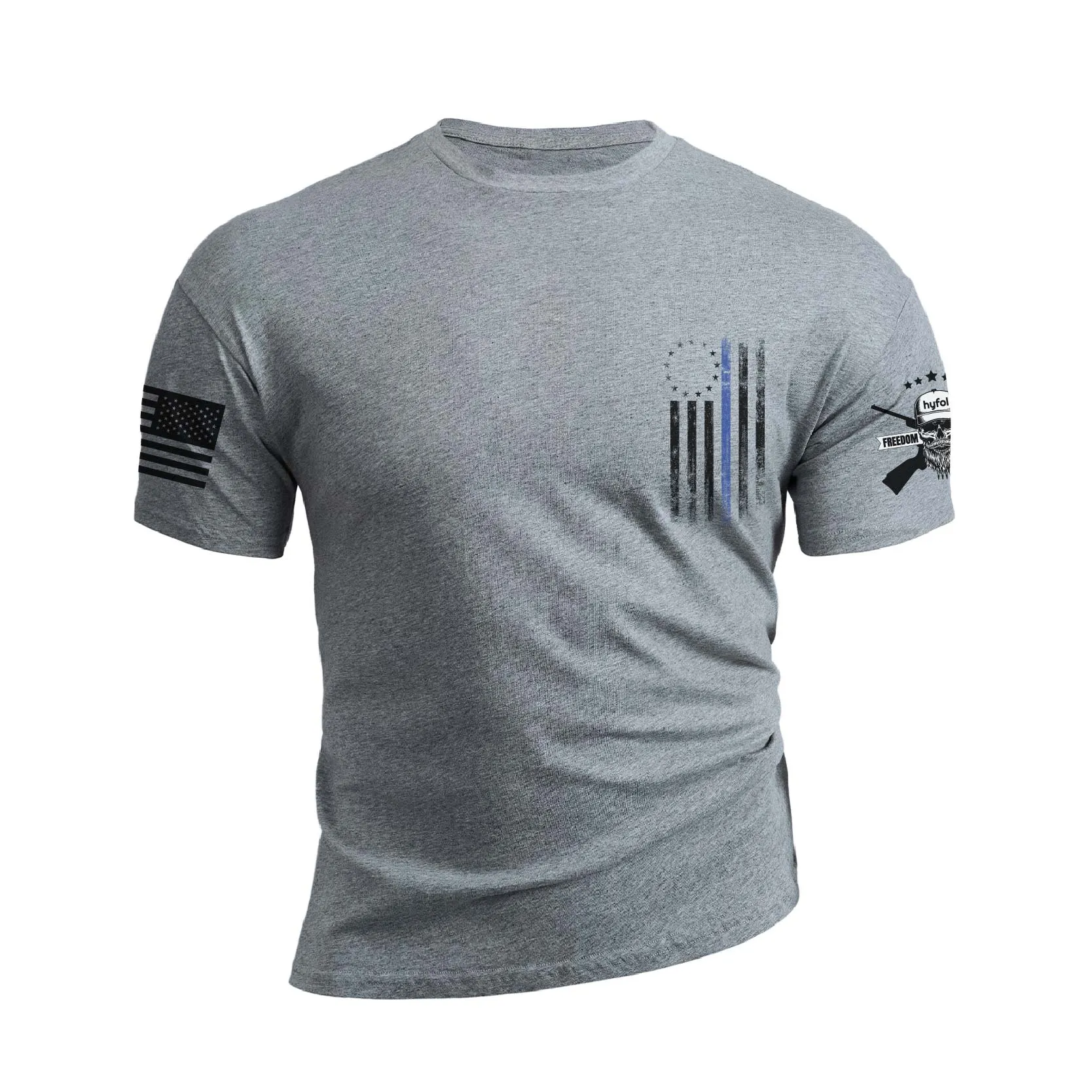 I BACK THE BLUE GRAPHIC TEE
