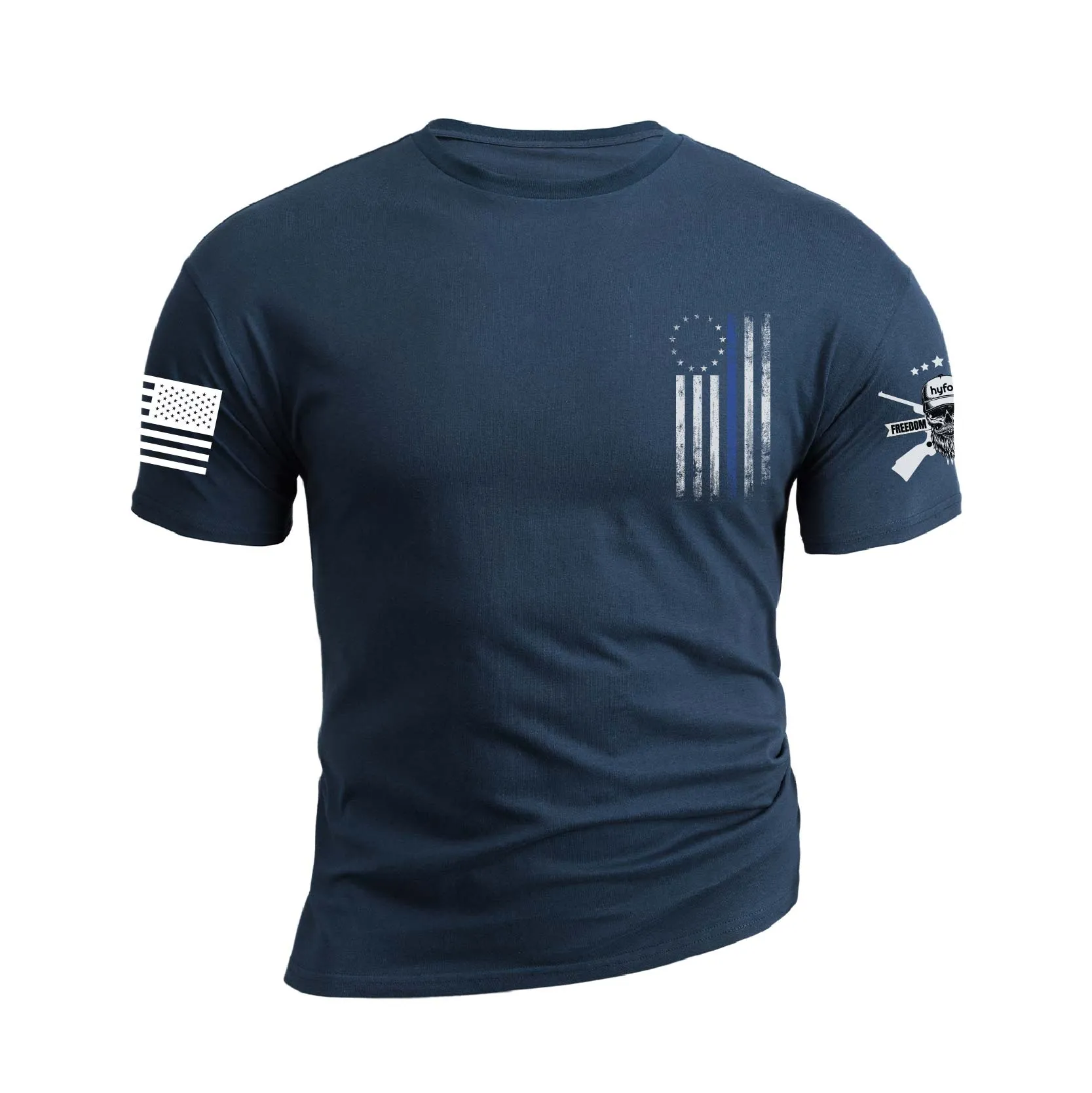I BACK THE BLUE GRAPHIC TEE