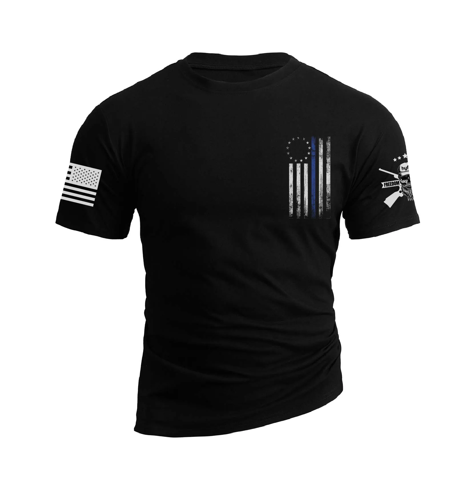 I BACK THE BLUE GRAPHIC TEE