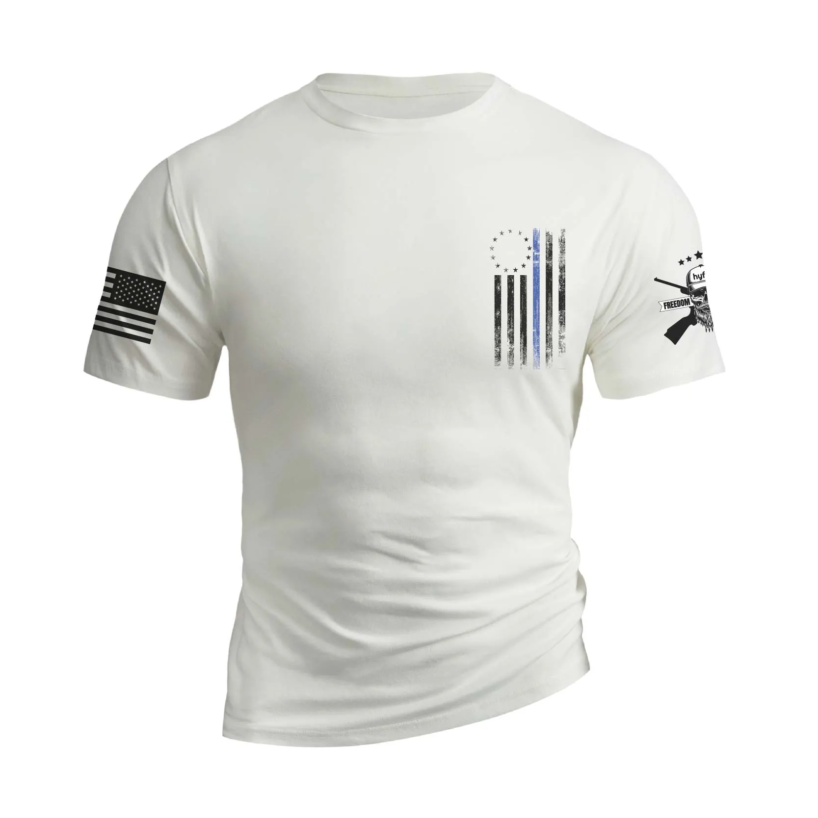 I BACK THE BLUE GRAPHIC TEE