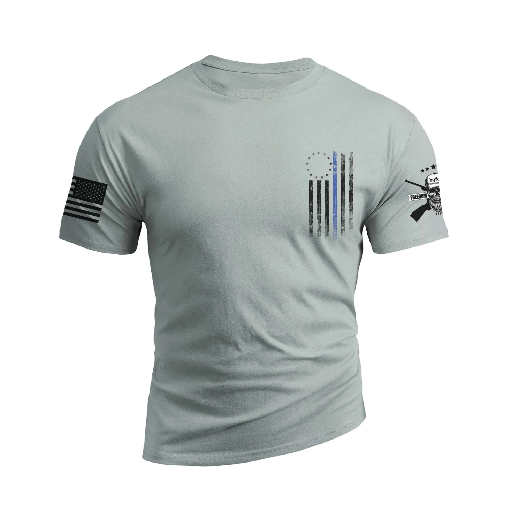 I BACK THE BLUE GRAPHIC TEE