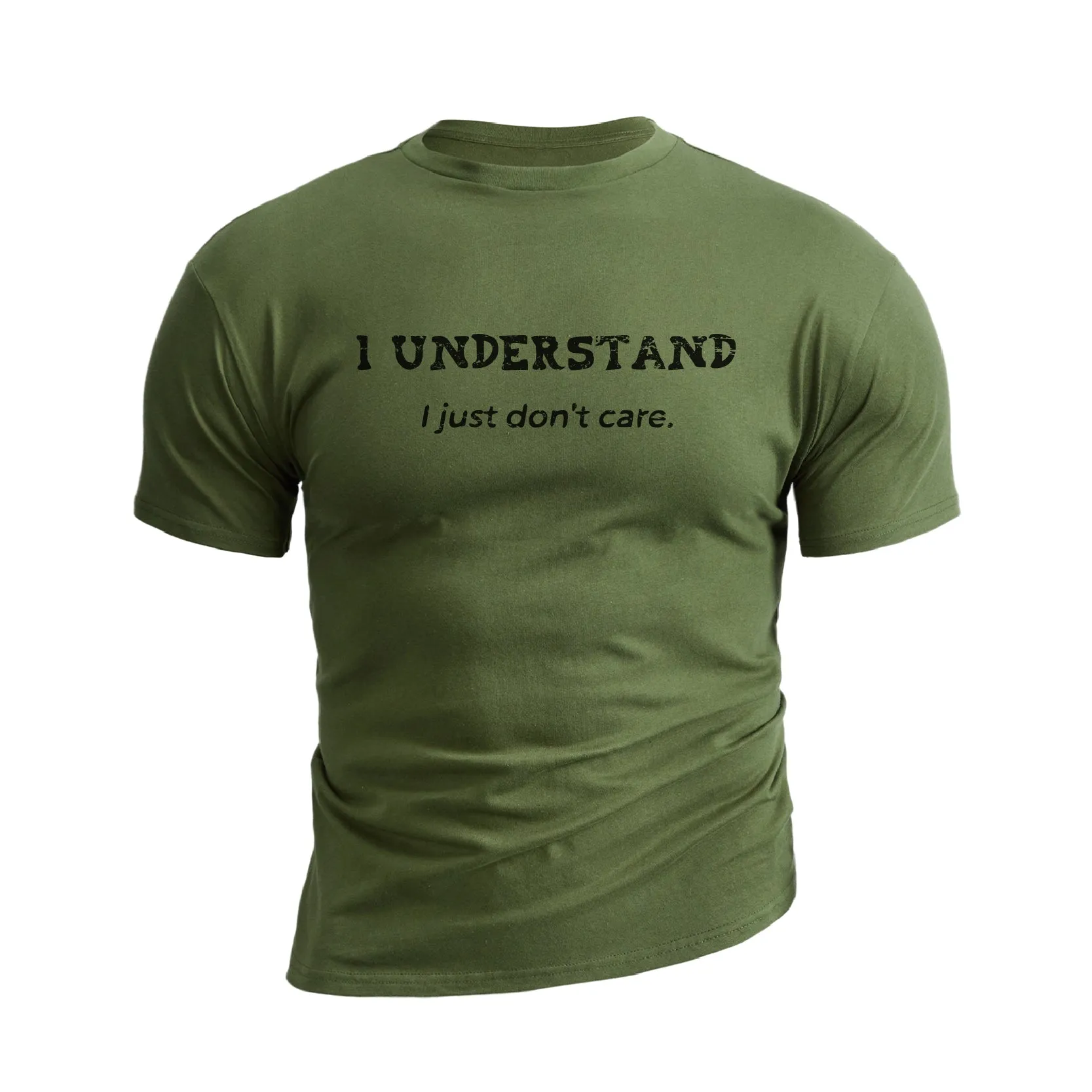 I UNDERSTAND I JUST DON'T CARE GRAPHIC TEE