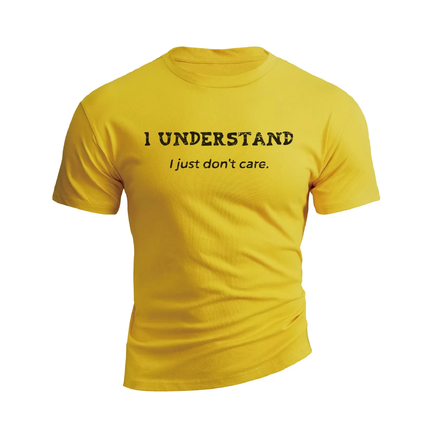 I UNDERSTAND I JUST DON'T CARE GRAPHIC TEE
