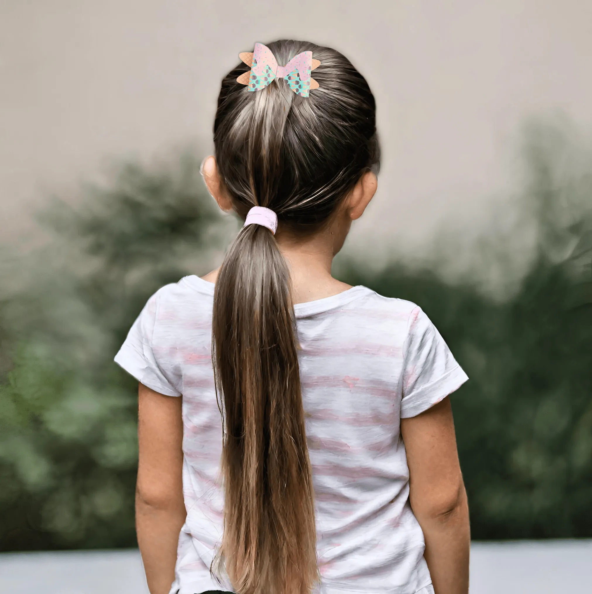 Ice Cream Sprinkles Hair Bow