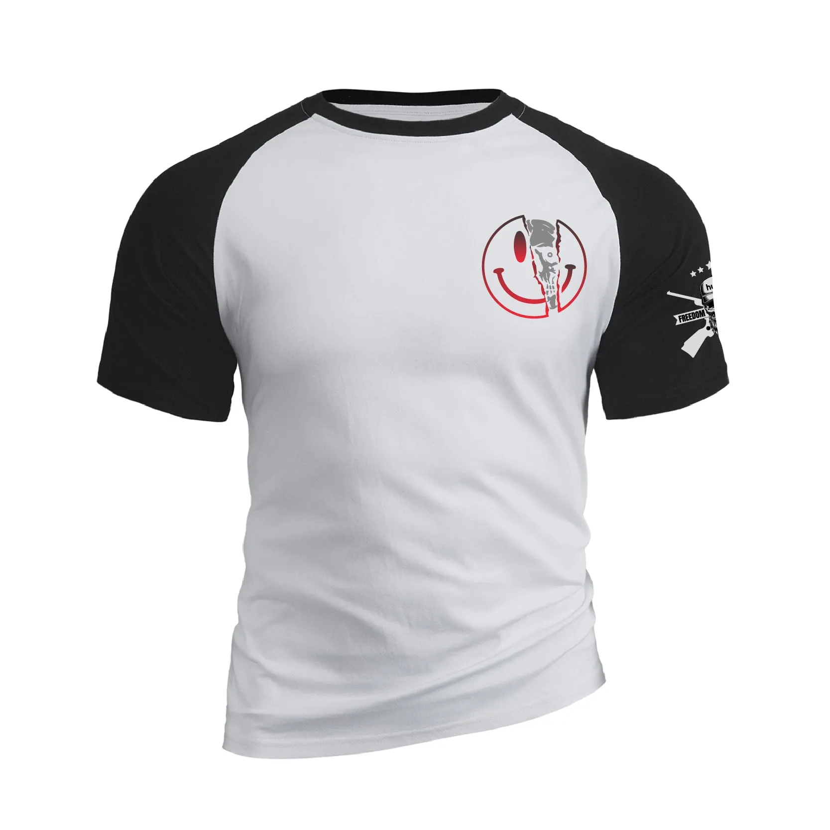 I'M BROKEN 100% COTTON RAGLAN GRAPHIC TEE