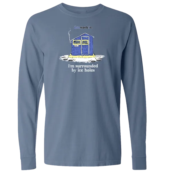 I'm Surrounded By Ice Holes Long Sleeve Tee