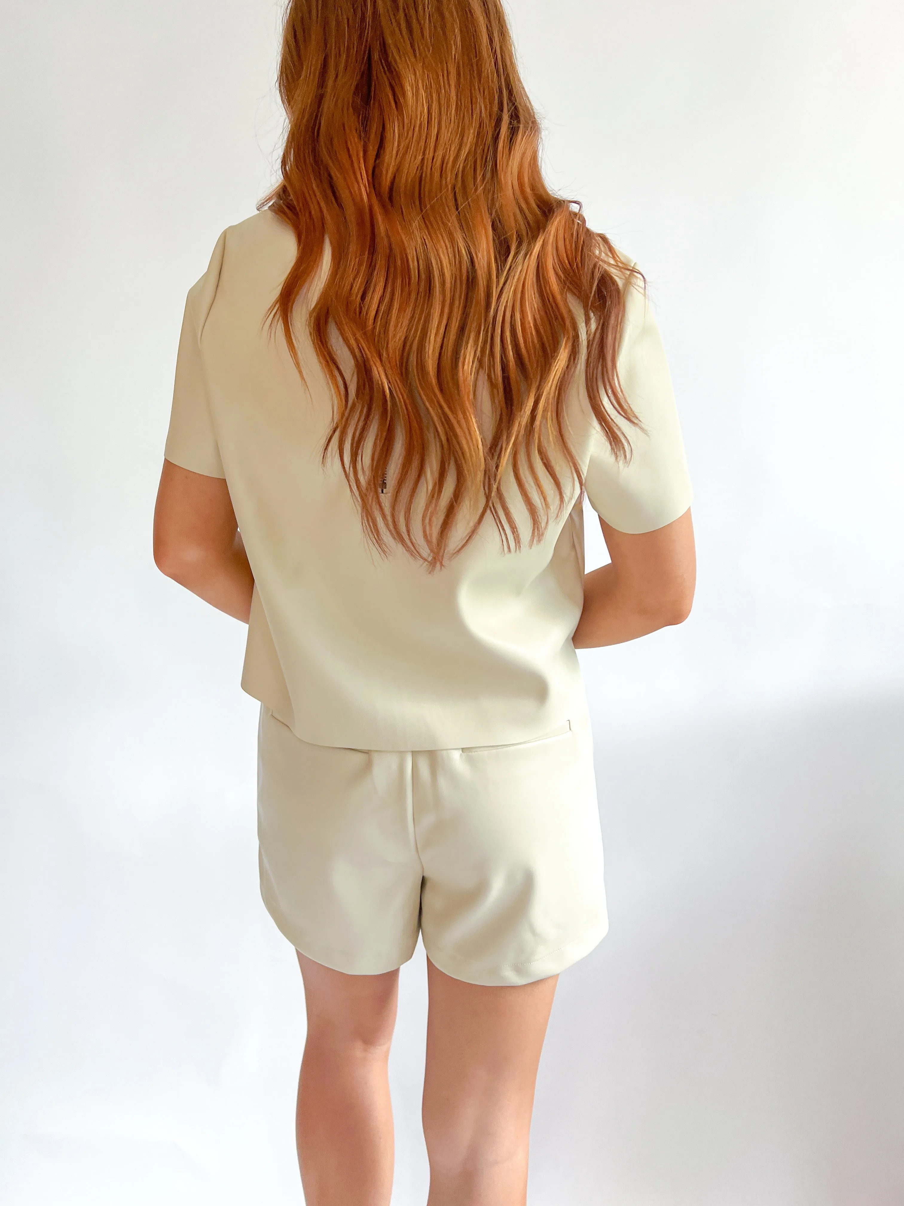 Imelda Leather Shorts