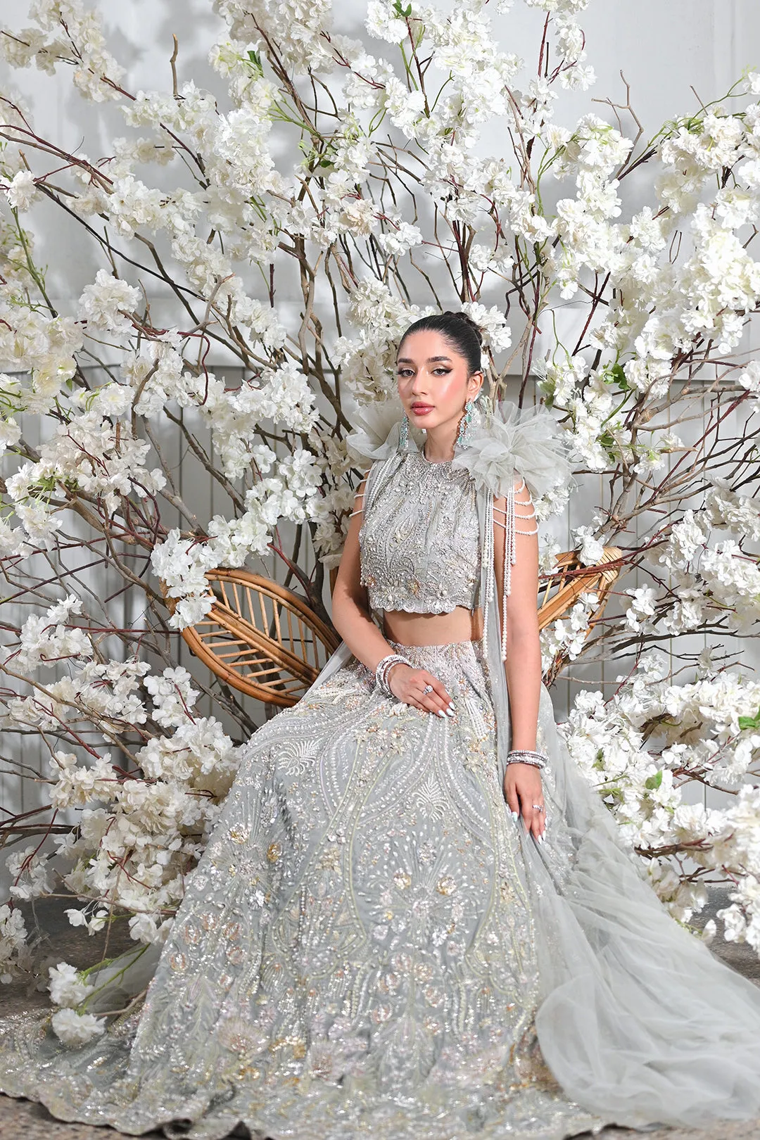 Indian Wedding Dress in Premium Lehenga Choli Style