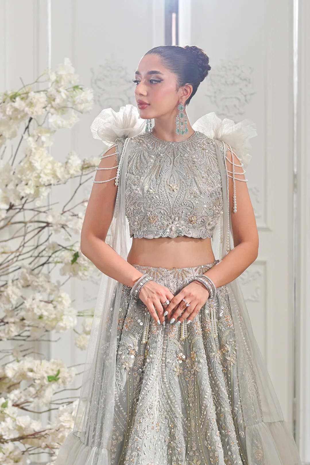 Indian Wedding Dress in Premium Lehenga Choli Style
