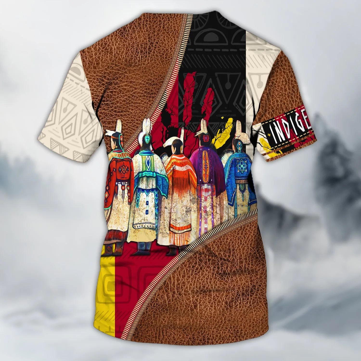 Indigenous - American Native - Personalized Name 3D Tshirt 134 - Nvc97