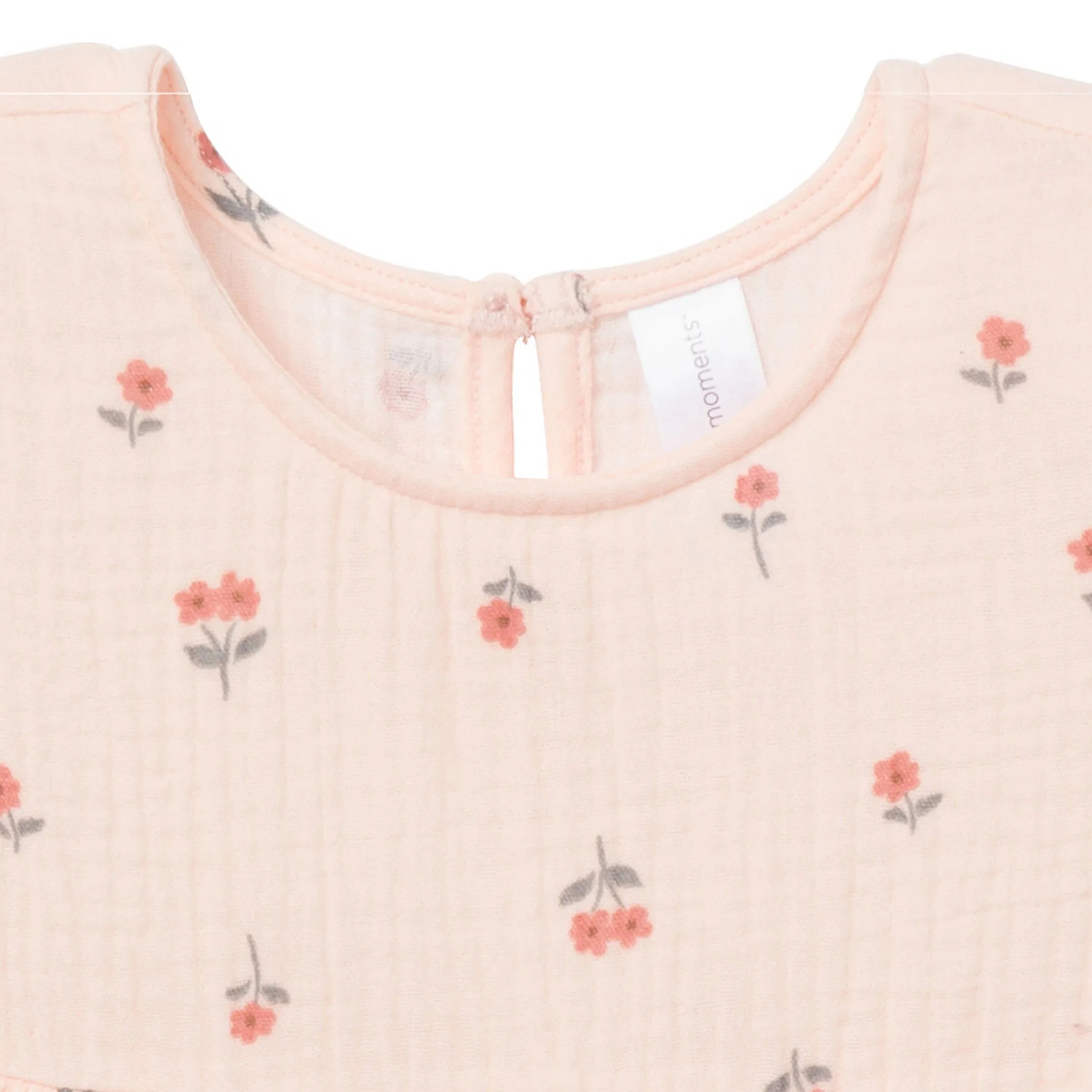 Infant & Toddler Girls Light Pink Daisies Gauze Dress