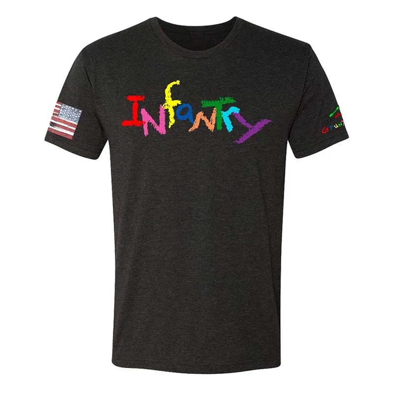 INFANTRY-Crayon Shirt (OD OR CHARCOAL GRAY)