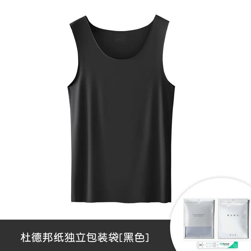 INSTOCK - 60 high count modal summer men's vest men's sleeveless