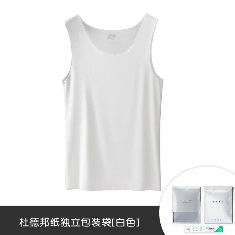 INSTOCK - 60 high count modal summer men's vest men's sleeveless