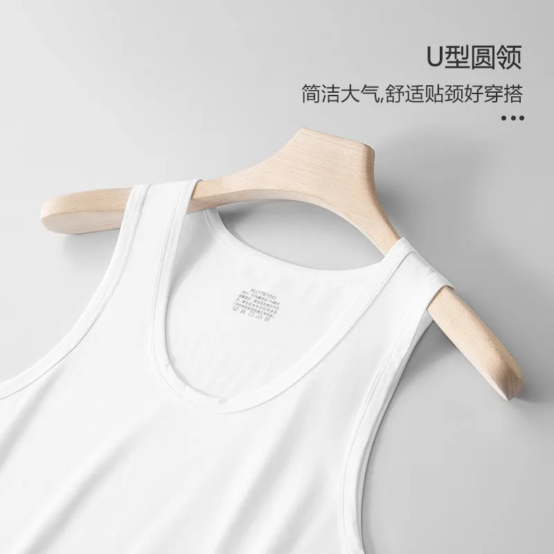 INSTOCK - 60 high count modal summer men's vest men's sleeveless