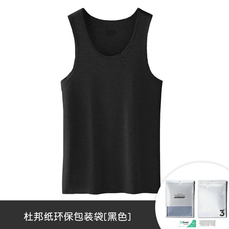 INSTOCK - 60 high count modal summer men's vest men's sleeveless