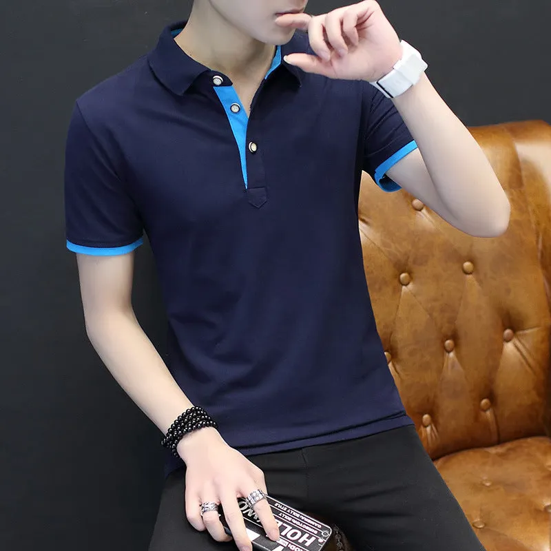 INSTOCK- Cross-border men's summer Polo shirt