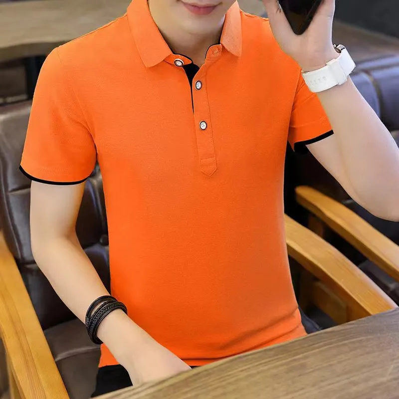INSTOCK- Cross-border men's summer Polo shirt