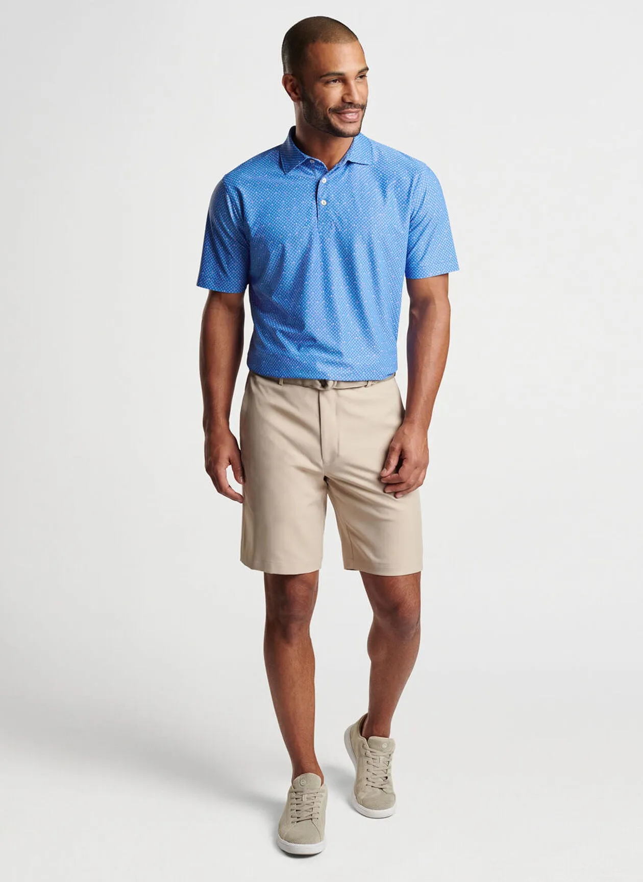 Irish Coffee Performance Mesh Polo