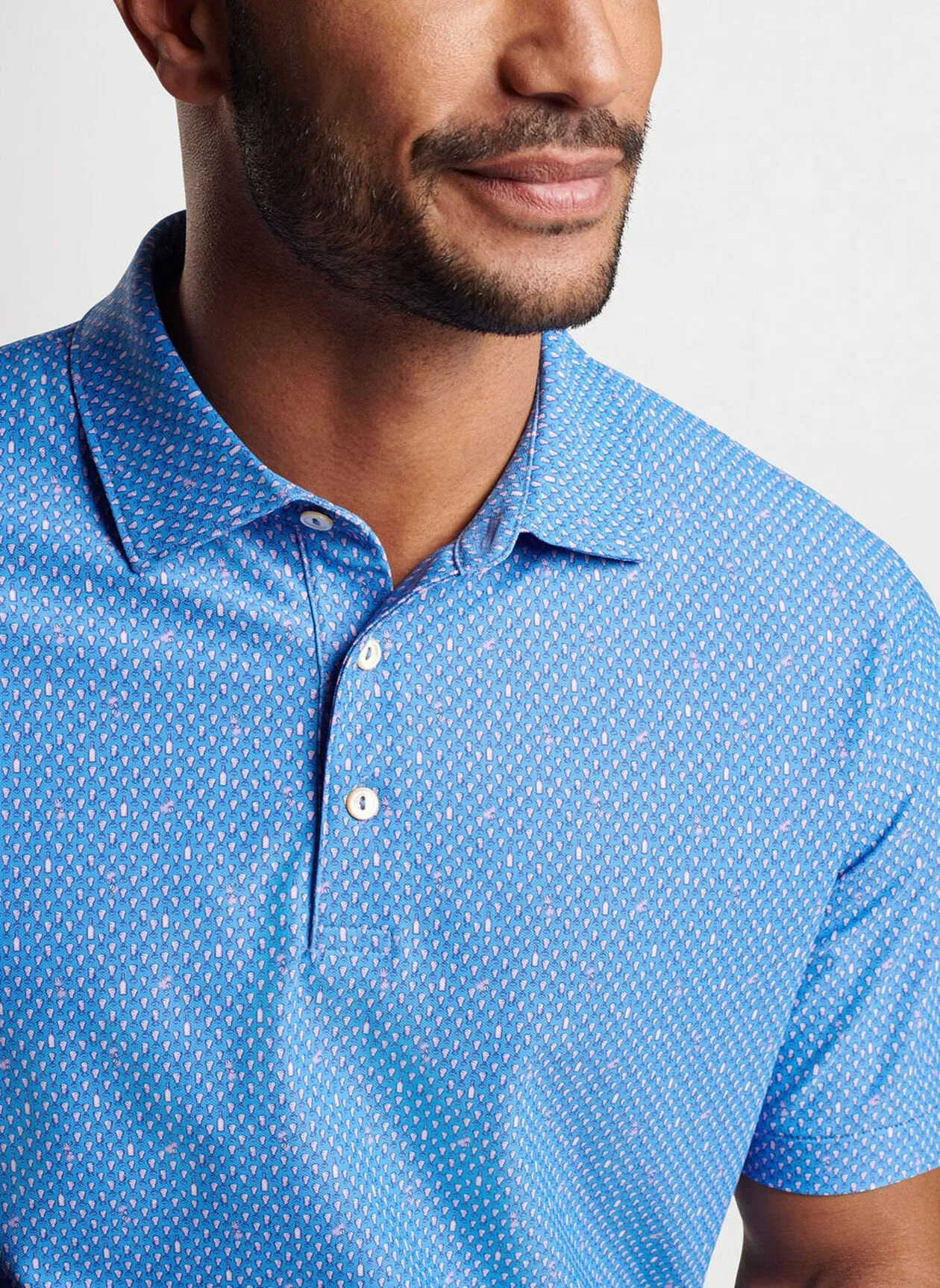 Irish Coffee Performance Mesh Polo