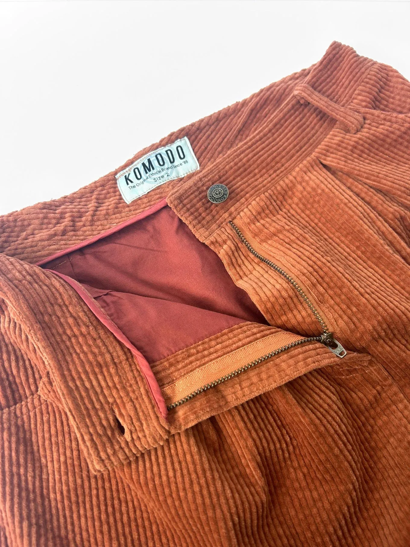 Itsuki Women's Organic Cotton Corduroy Skirt | Ginger