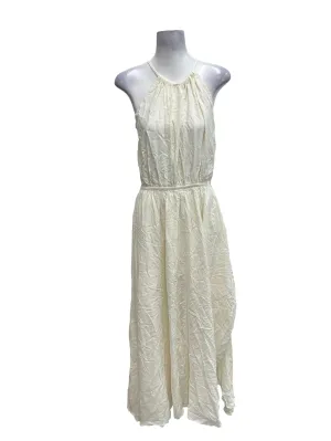 Ivory Halter Maxi Dress