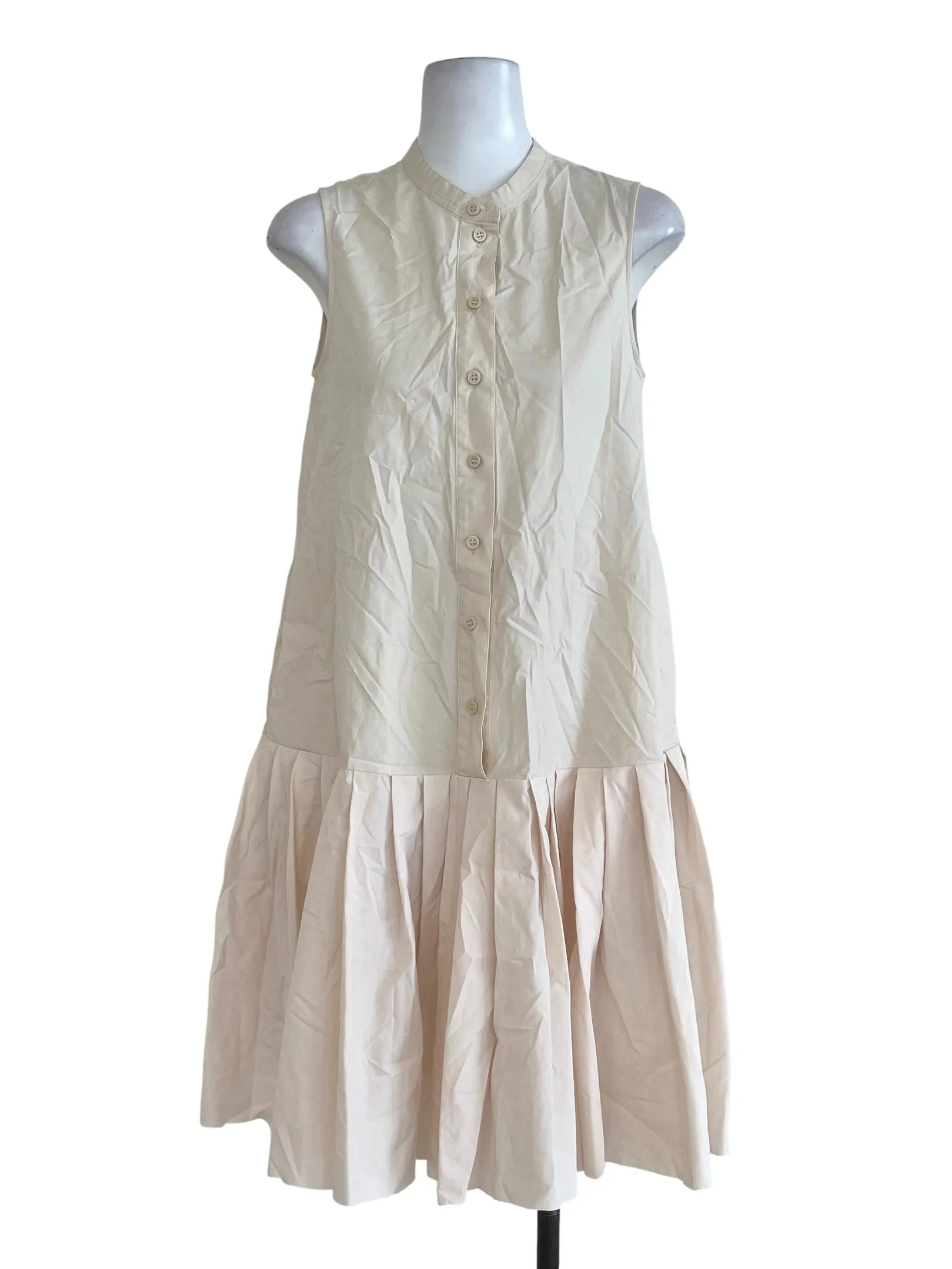 Ivory Plain Dress