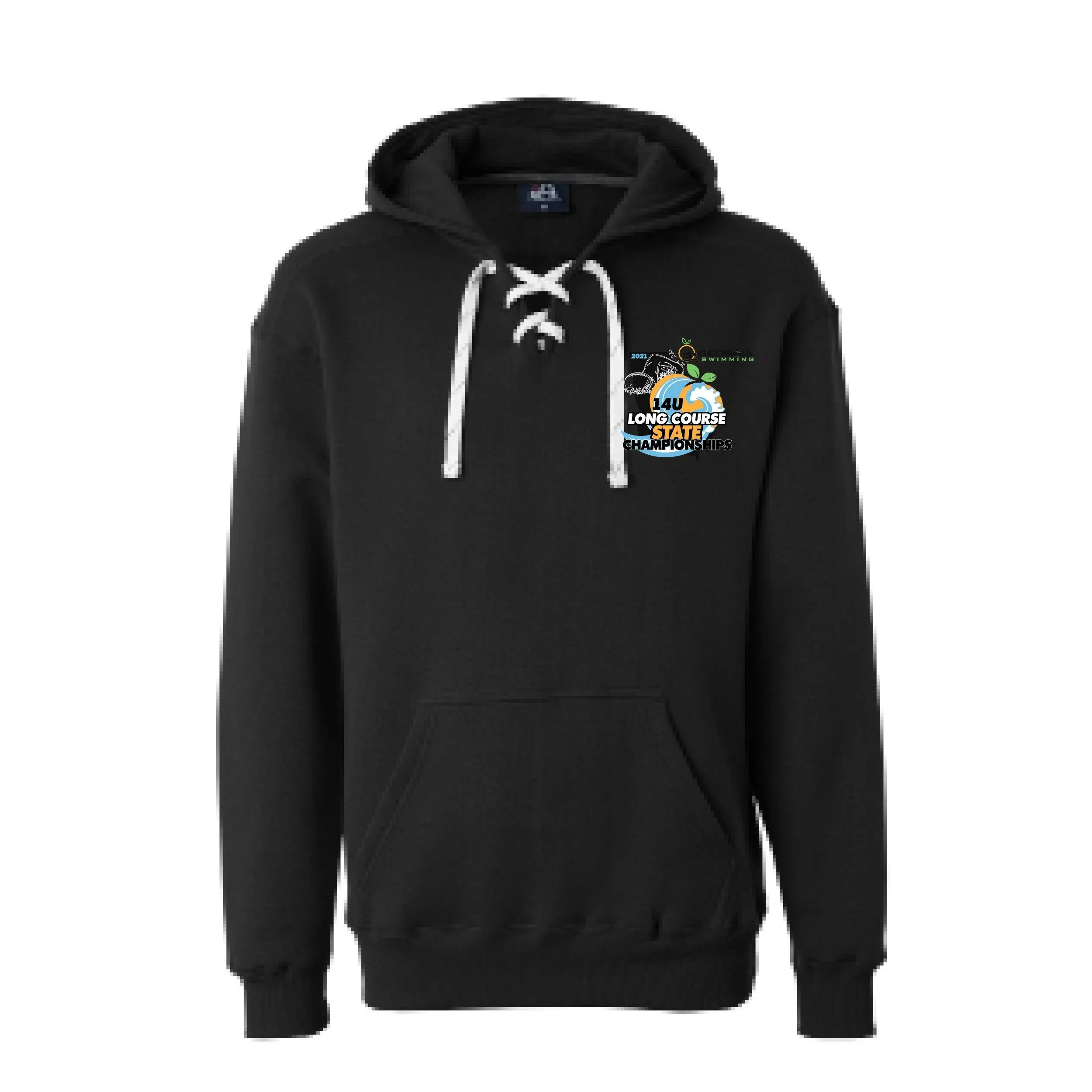 J American Sport Laced Hoodies GA State Swin