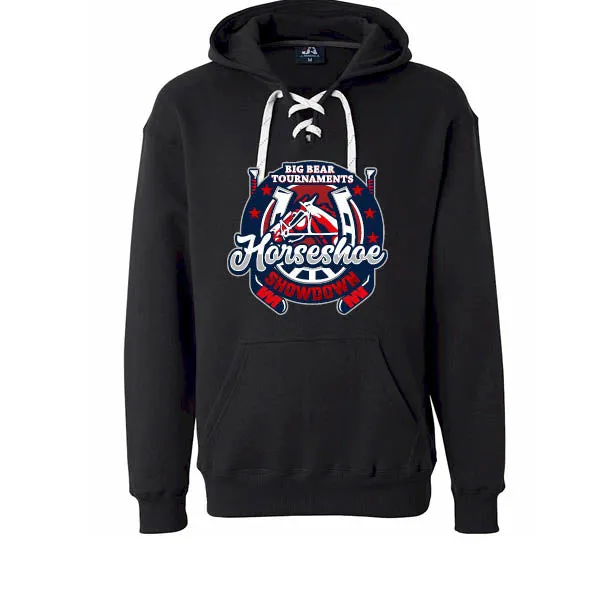J American Sport Laced Hoodies Horseshoe Showdown