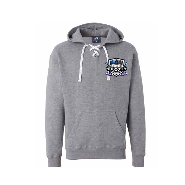 J American Sport Laced Hoodies Louisville Slugger