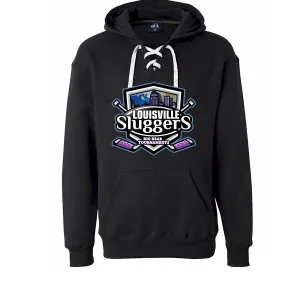 J American Sport Laced Hoodies Louisville Slugger