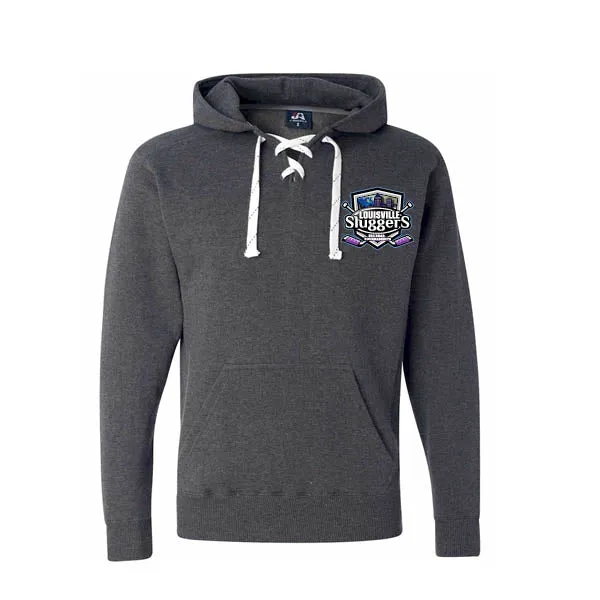 J American Sport Laced Hoodies Louisville Slugger