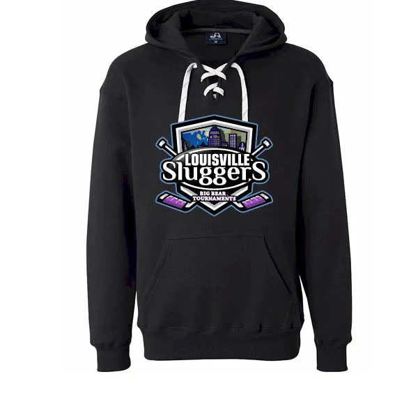 J American Sport Laced Hoodies Louisville Slugger