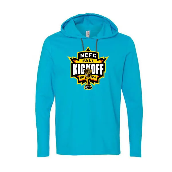 J American Sport Laced Hoodies NEFC Fall Kickoff