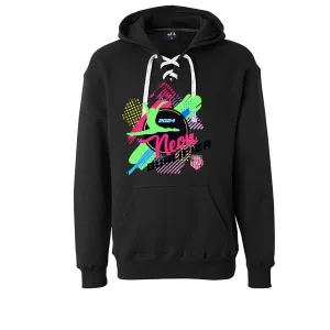 J American Sport Laced Hoodies Neon Qualifier
