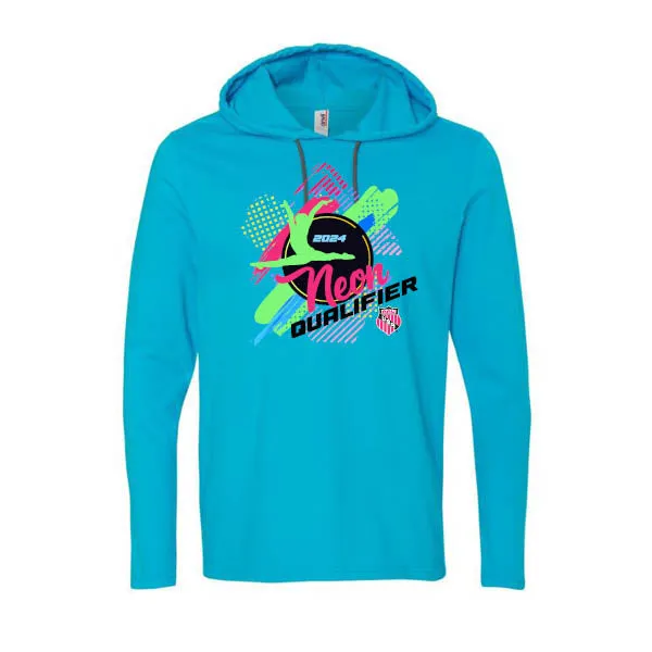 J American Sport Laced Hoodies Neon Qualifier