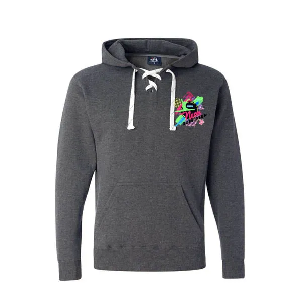J American Sport Laced Hoodies Neon Qualifier