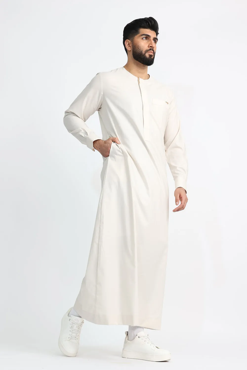 J108 Premium Cream Buckle Omani