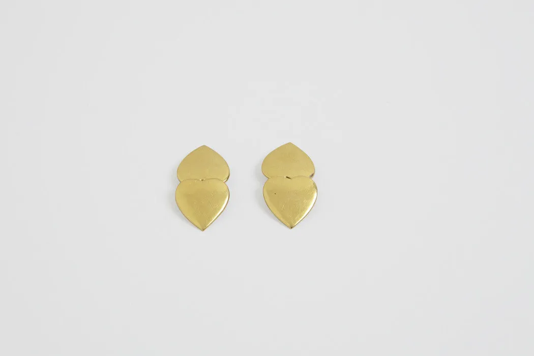 Japanese Gold Heart Cufflinks