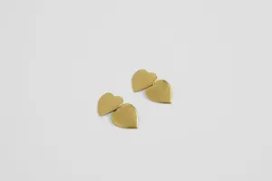 Japanese Gold Heart Cufflinks