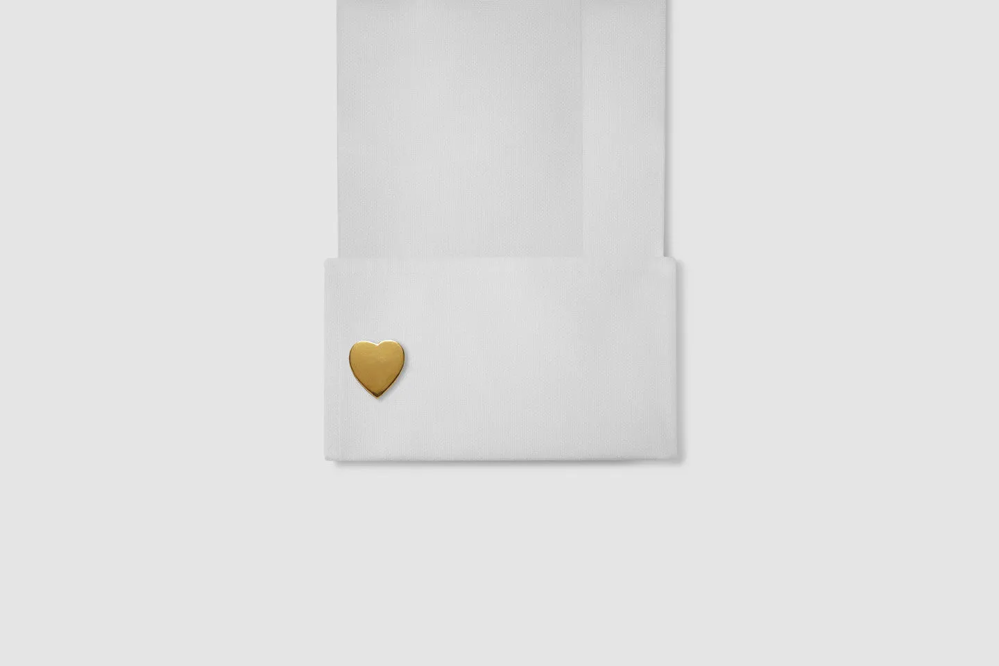Japanese Gold Heart Cufflinks
