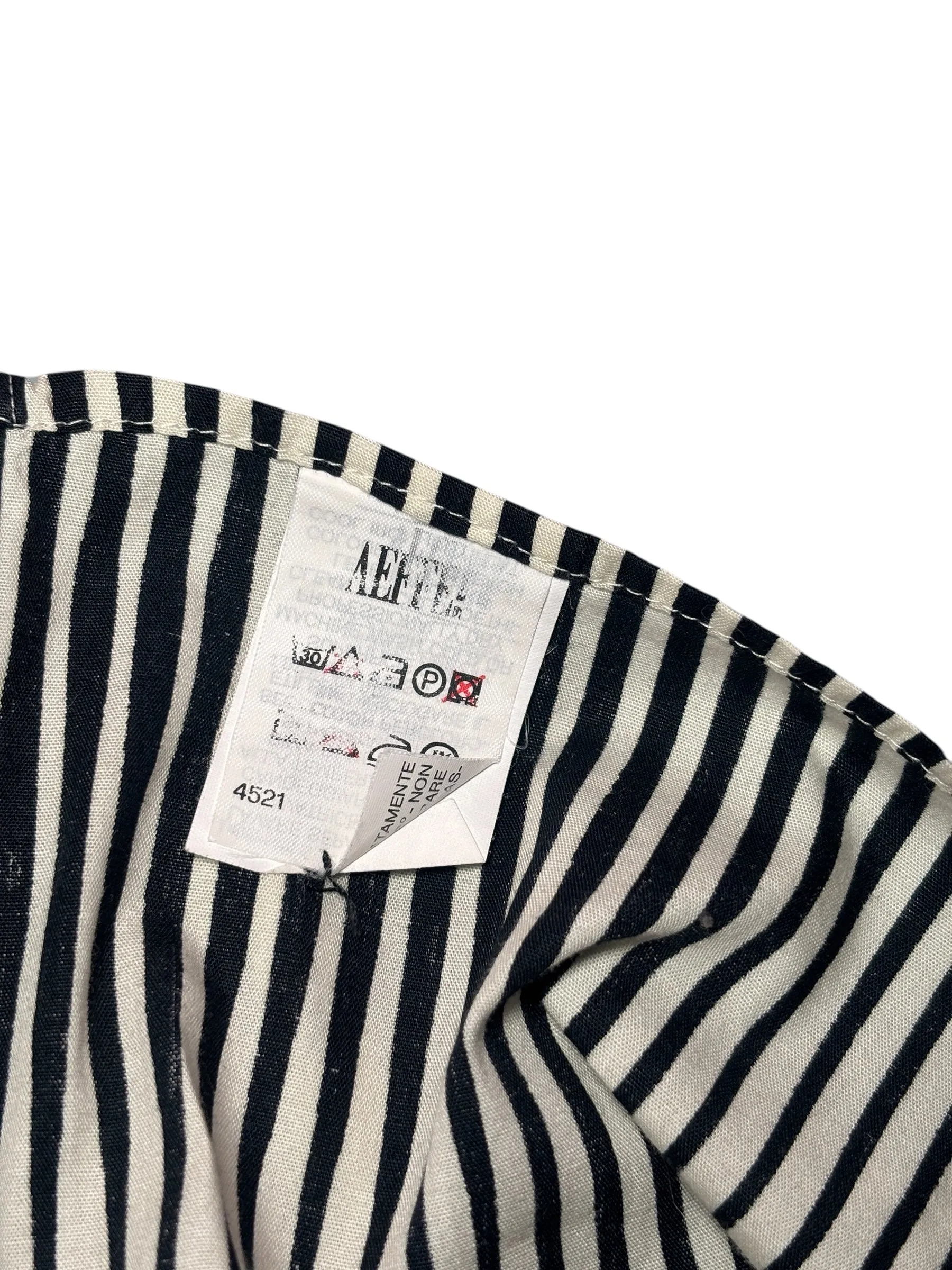 Jean Paul Gaultier Trompe L'Oeil Torso Button Up Shirt, 'Cyberbaba', SS96, S